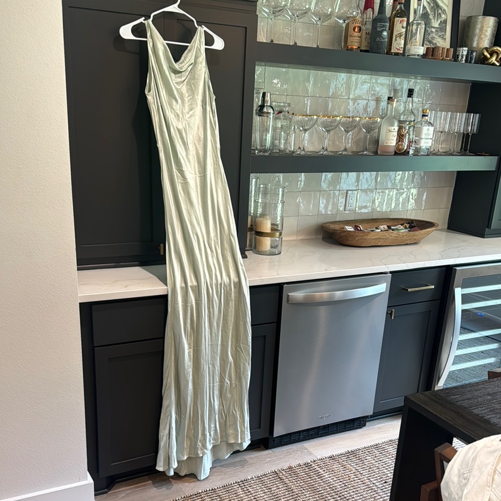 Stone Cold Fox Sage Green Maxi Dress